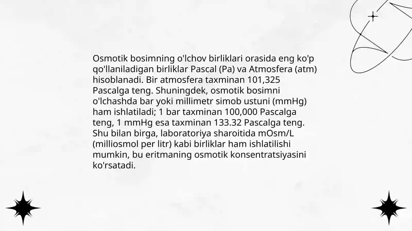 Osmatik bosim 4