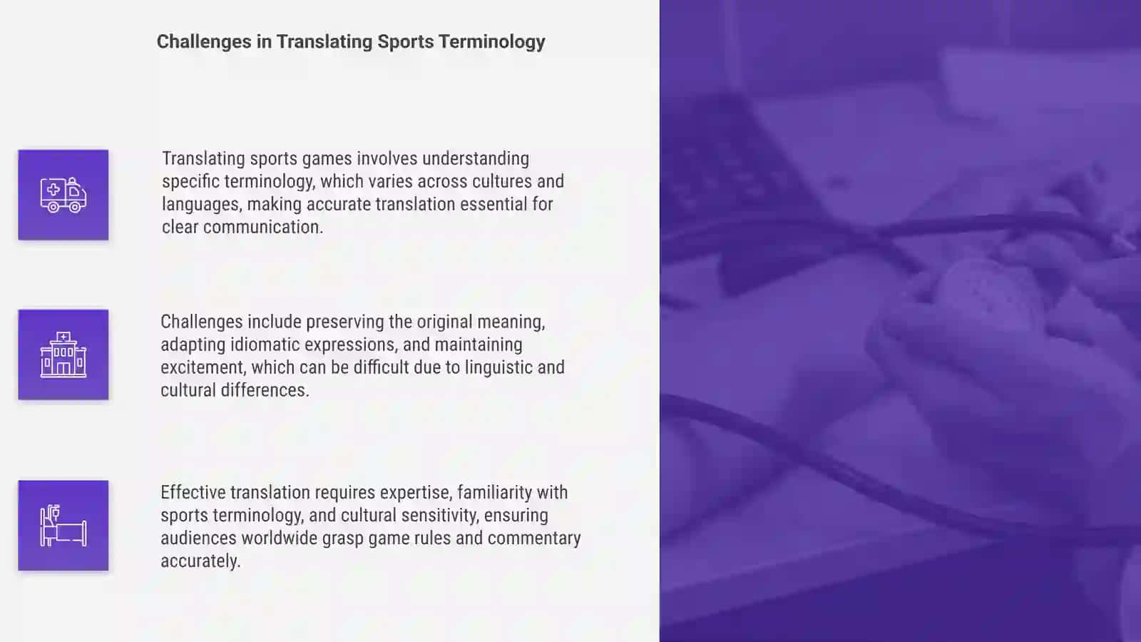Sport Game Translation 4