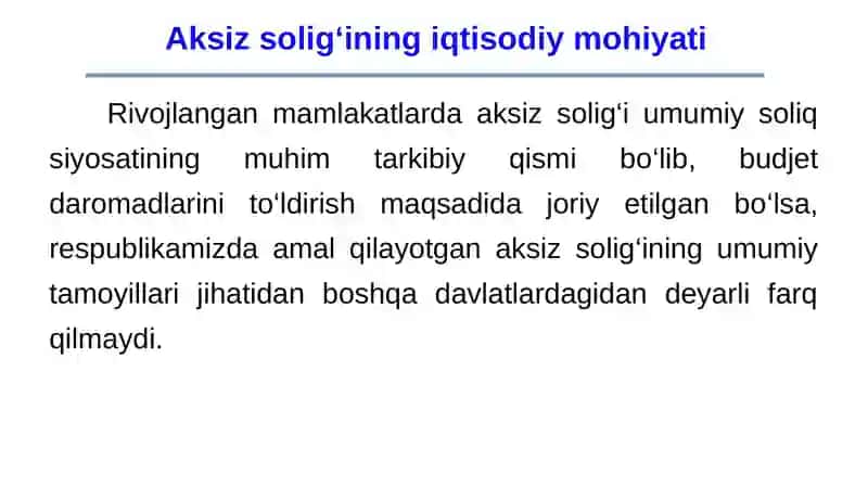AKSIZ SOLIG‘I 4
