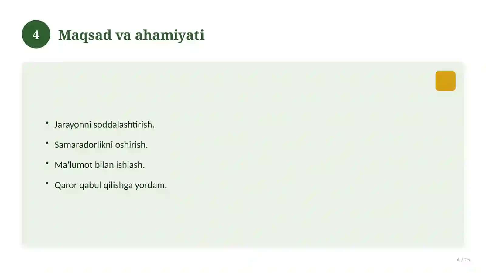Sun'iy intellekt va mashinali o'rganish 4
