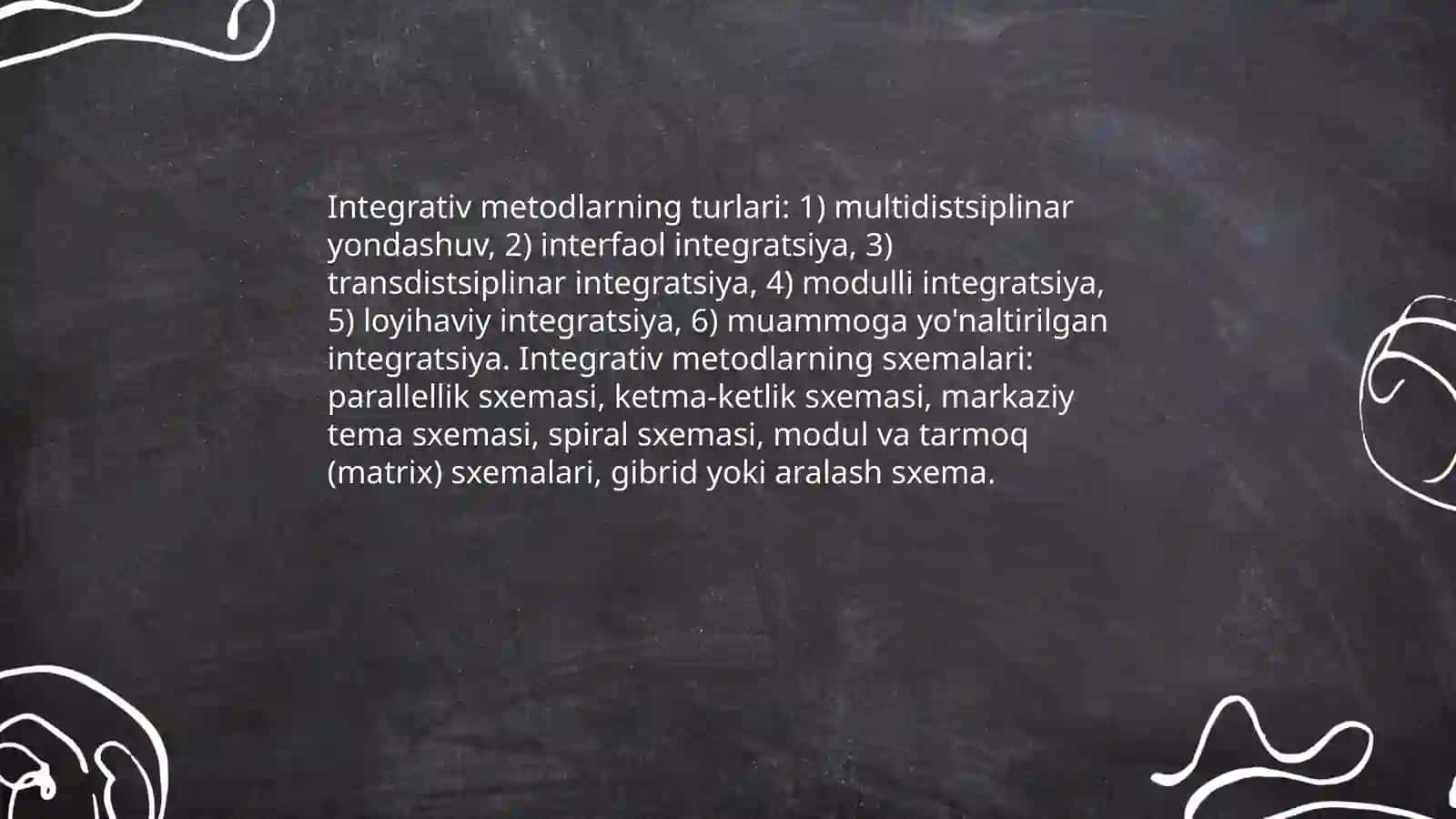 Integrativ metodlar 4