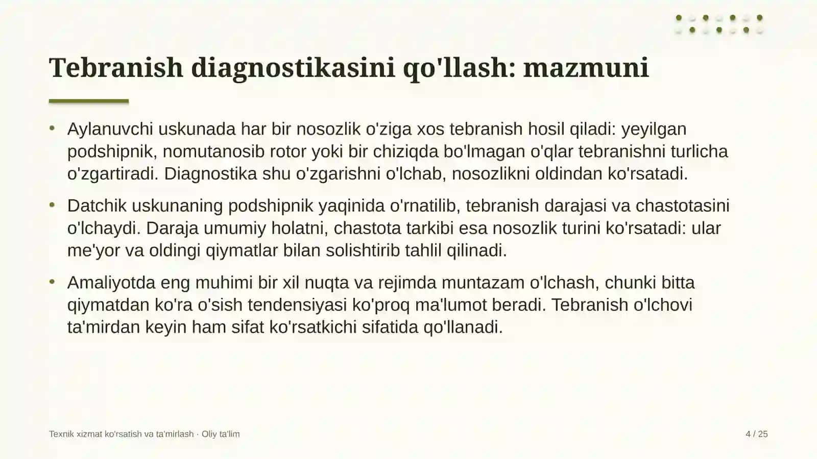 mineral o'g'itlar ishlab chiqarishda tebranish diagnostikasini qo'llash 8959 4