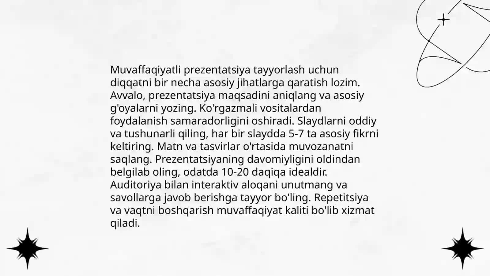 Prizentatsiya asoslari 4