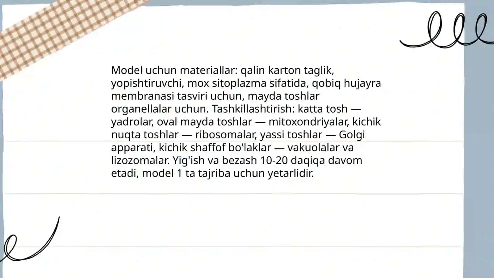 Tabiiy materiallardan kórgazmali qurollar tayyorlash 4