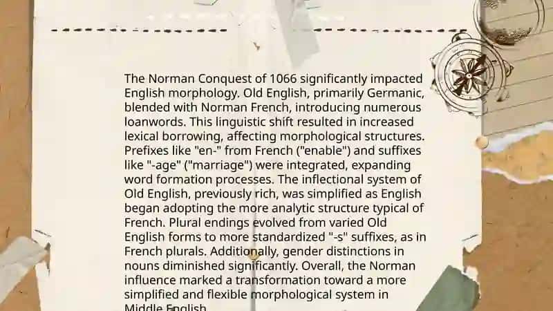 The morphology in the 12-15 centuries 4