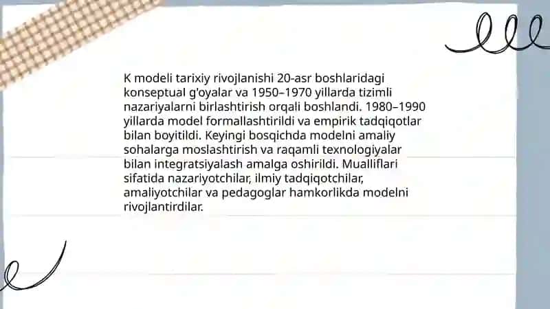 K modeli 4