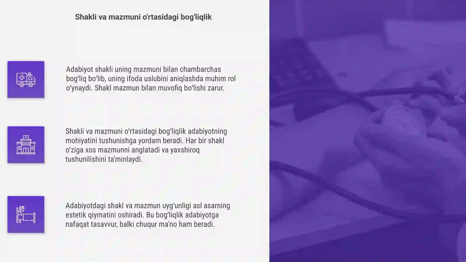 Adabiyot shaklini oʻziga xosligi 4
