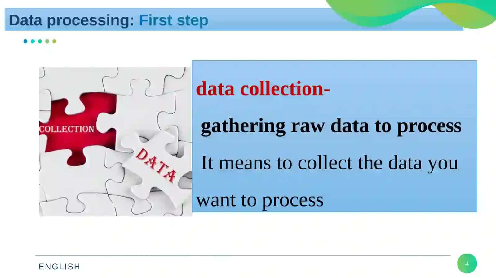 DATA PROCESSING 4