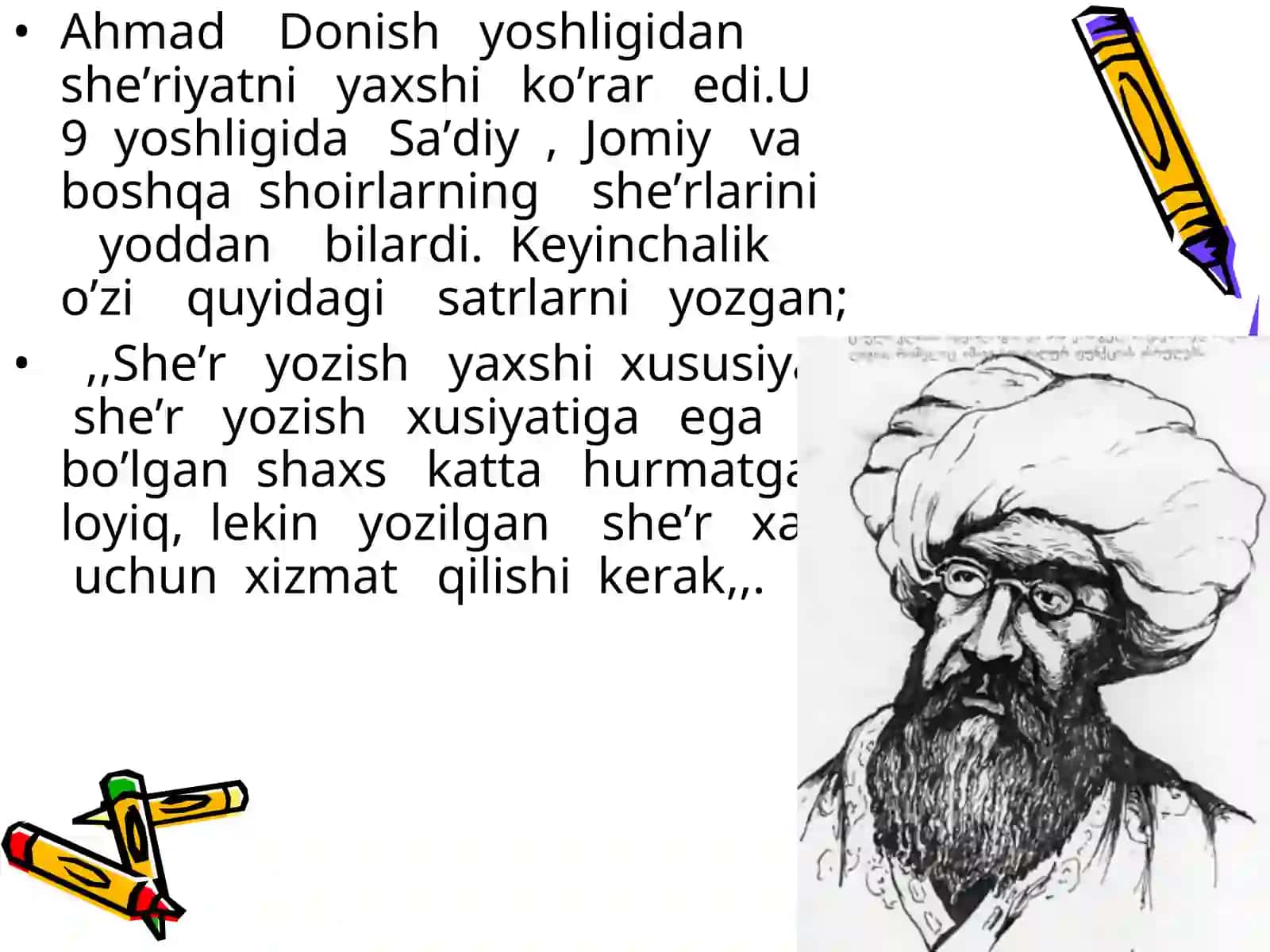Ahmad Donishning hayoti va faoliyati 4