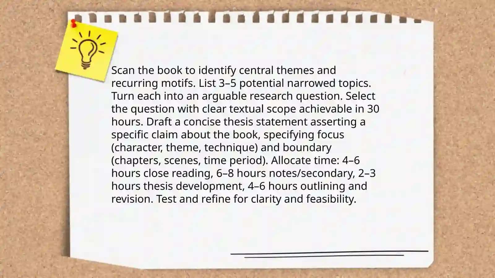 Writing an essay based on one book on independent study 30 hours 4