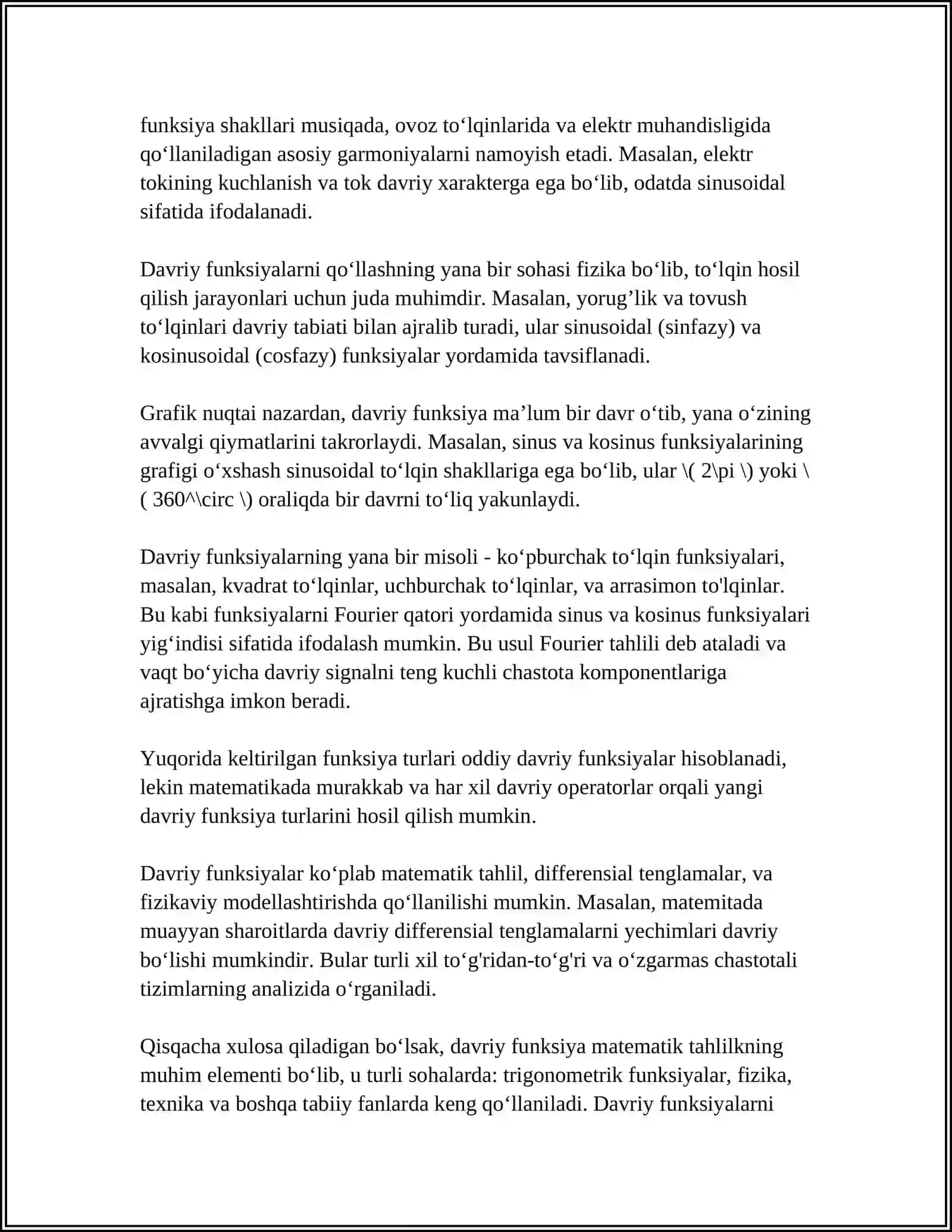 DAVRIY FUNKSIYALAR 4