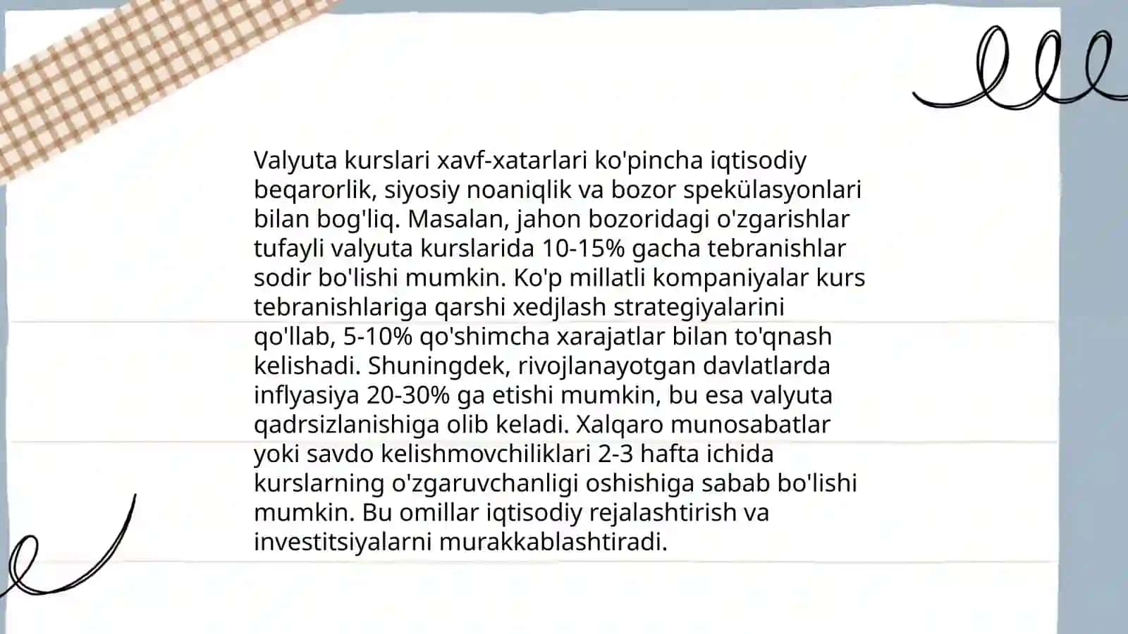 Moliyaviy risklar 4