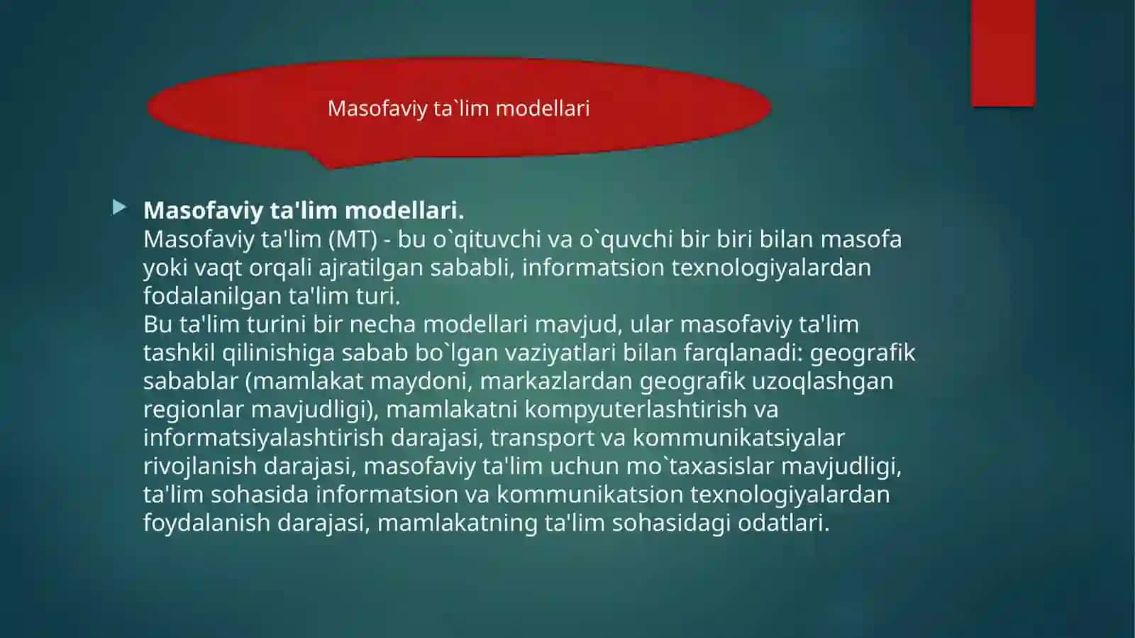 Masofaviy(online)ta`lim 4