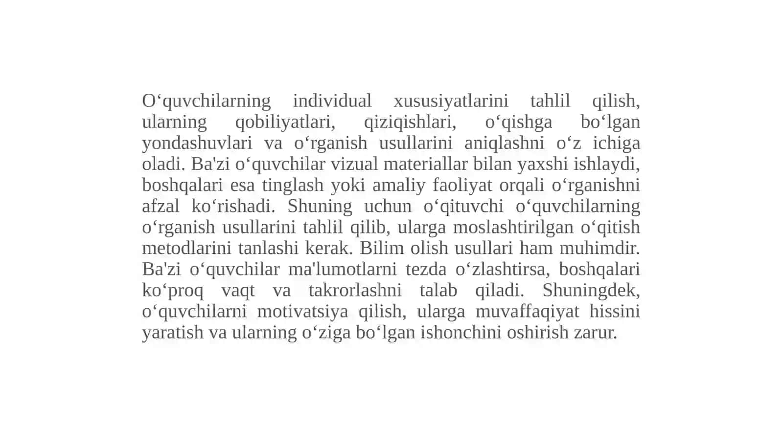Biologiyani o'qitish 4