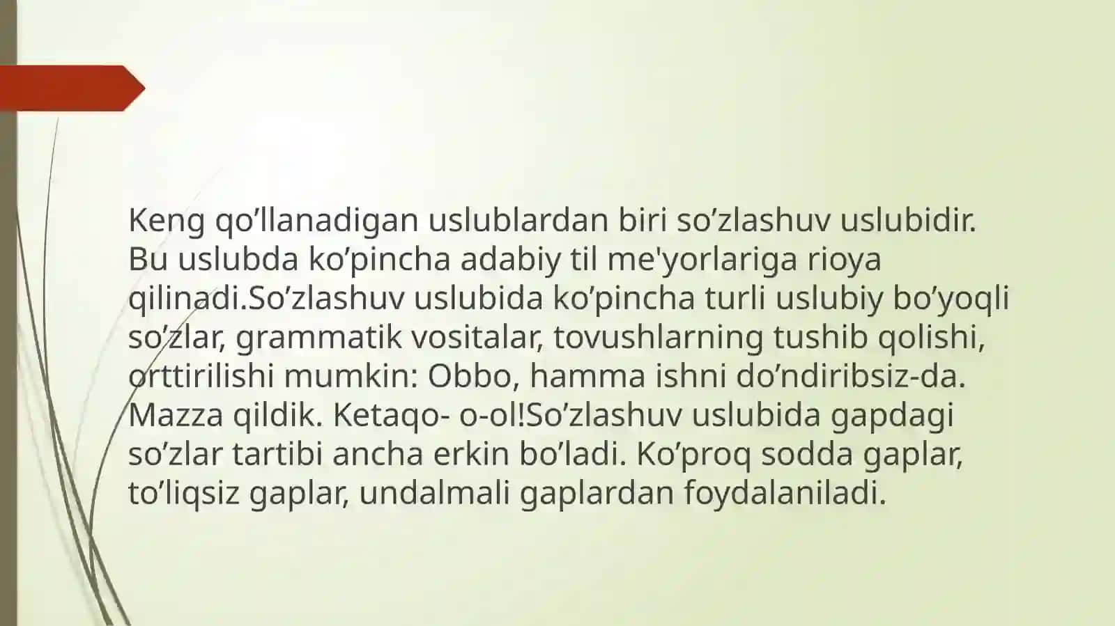 Nutqning uslubiy shakllari 4
