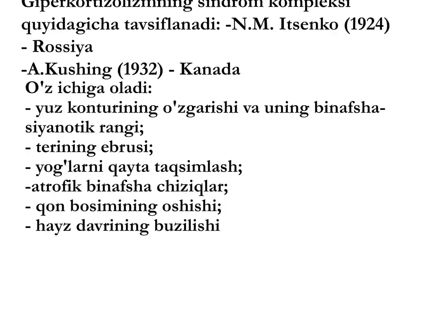 Itsenko Kushing Sindromi 4