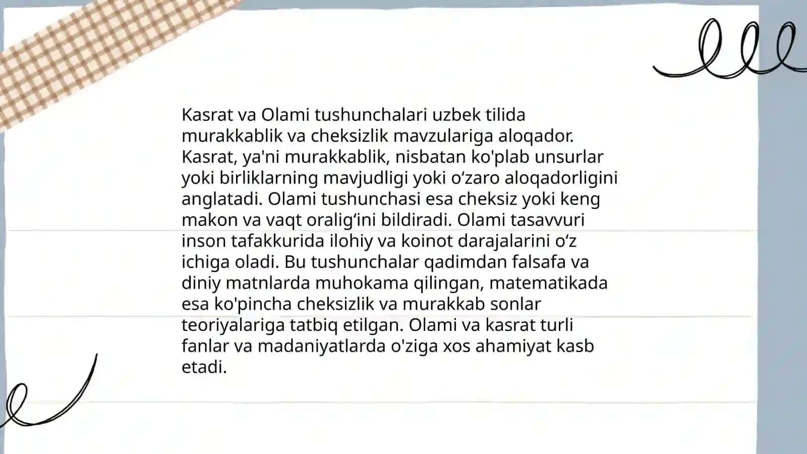 Mayi vahdat, Kasrat olami va tasavvuf 4
