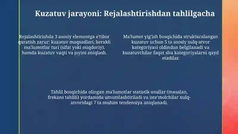 Kuzatuv usullari 4