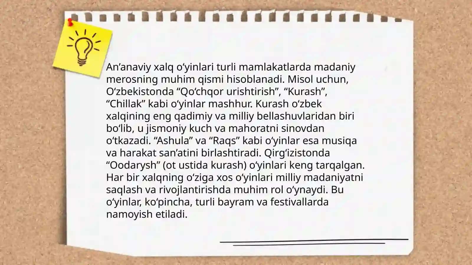 Xalq o‘yinlari: Ta'rifi va tarixi 4