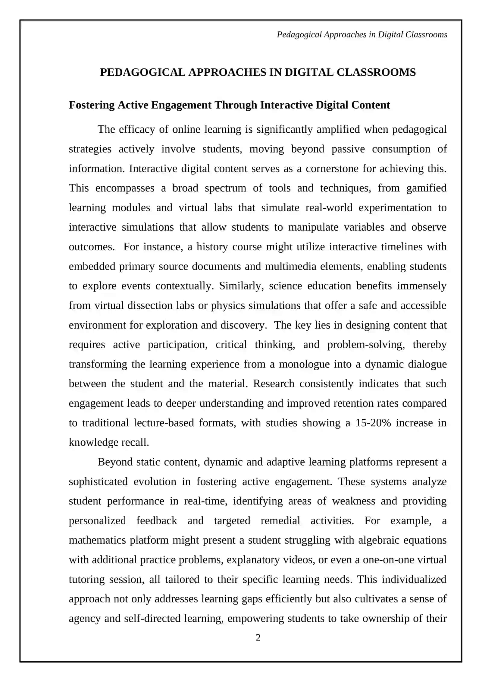 Online learning 4