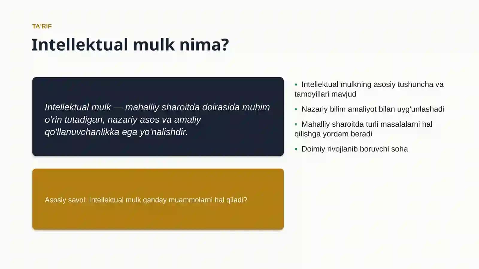 Intellektual mulk 4
