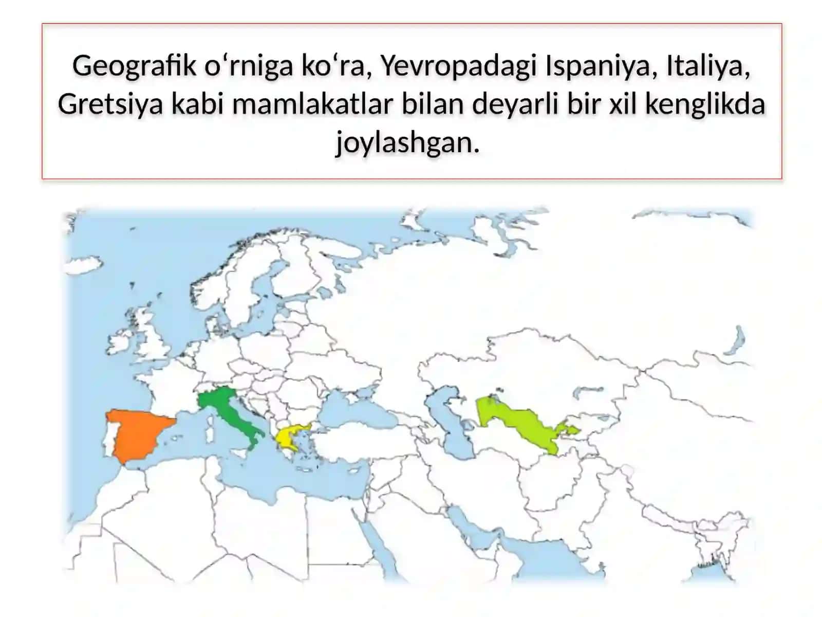 O'zbekistondunyo xaritasida 4