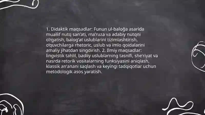 "Funun ul balogʻa" 4