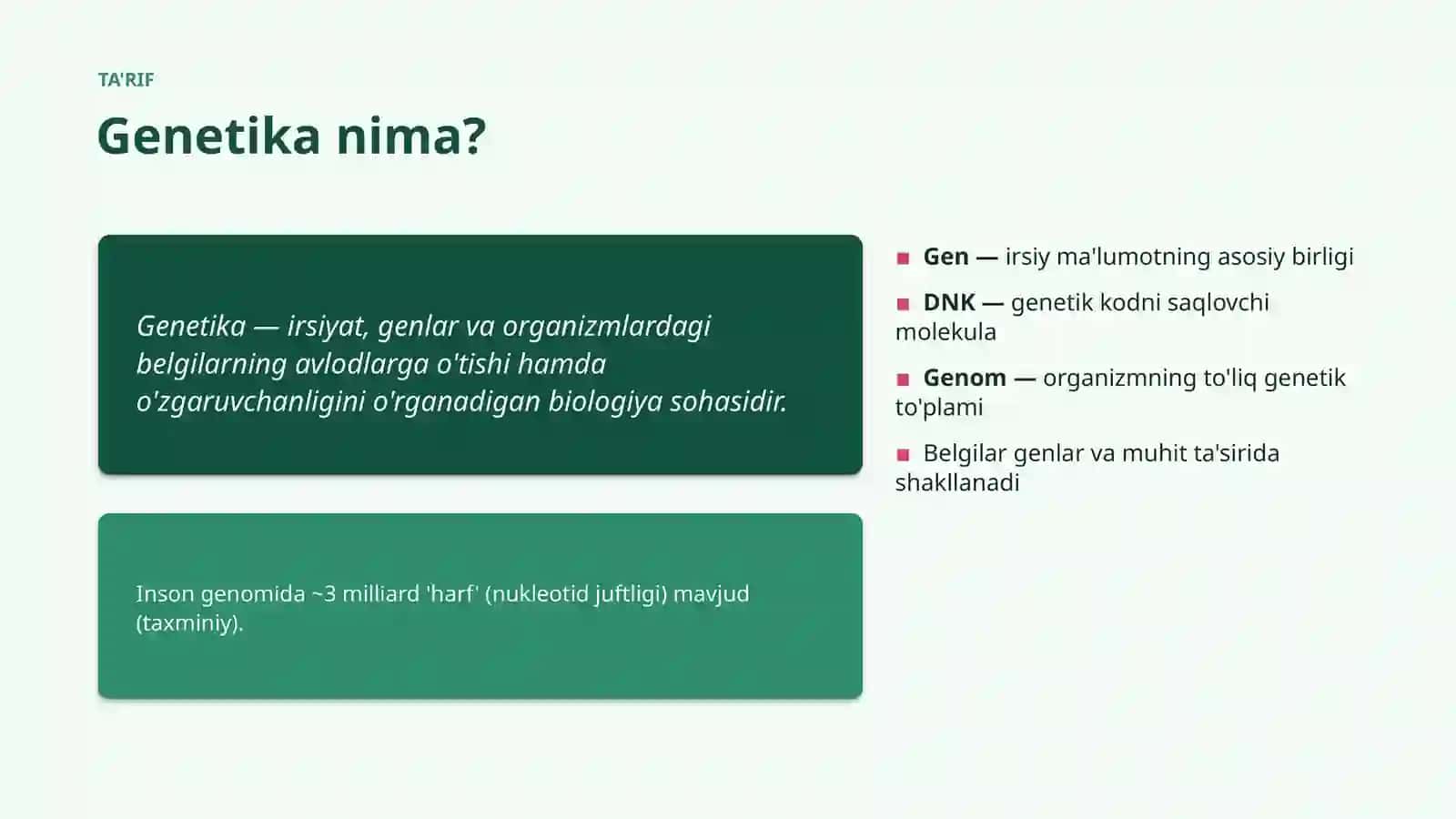 Genetika 4
