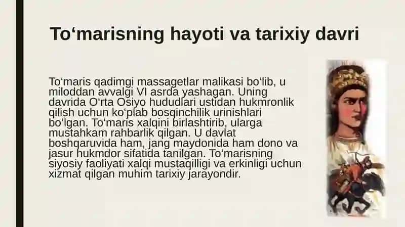 Milliy qahramonlar To‘maris, Shiroq va Spitamen 4