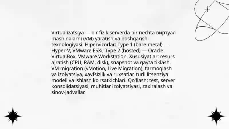 Zamonaviy dasturiy vositalar 4