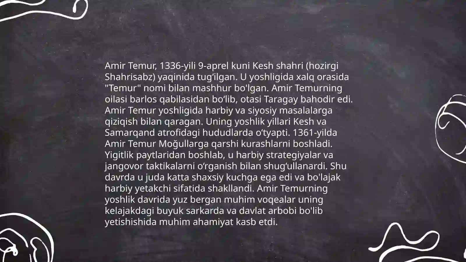 Amir Temur hayoti 4