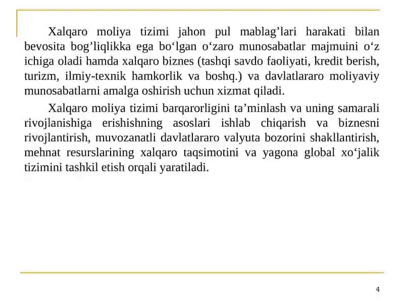 Xalqaro Biznes Moliyasi 4