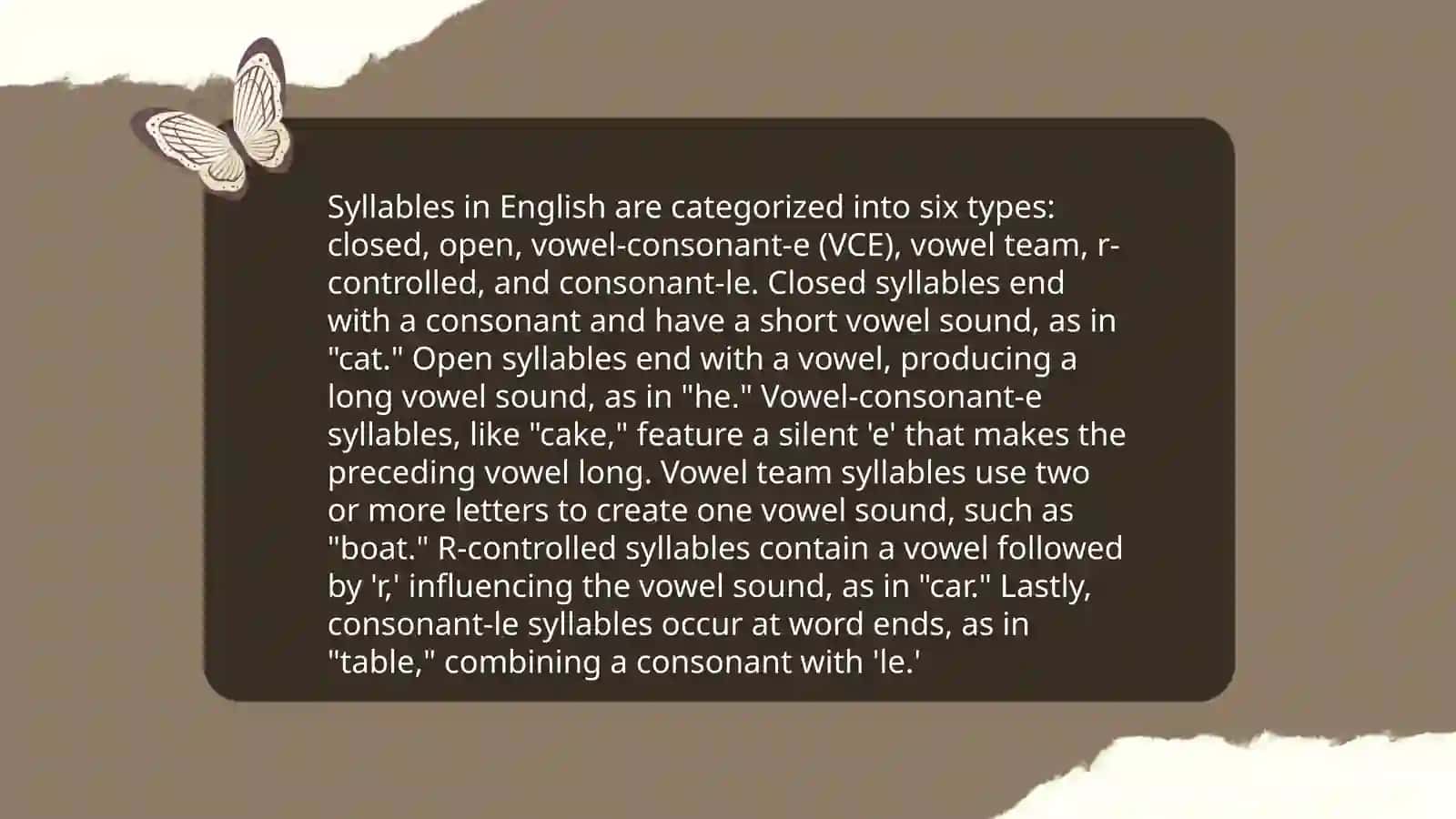 Syllables 4