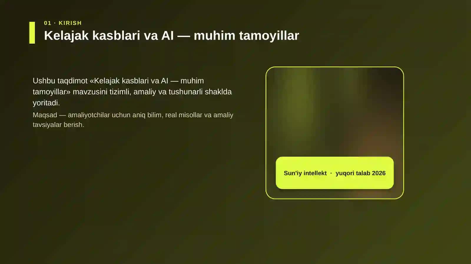 Kelajak kasblari va AI - muhim tamoyillar 4