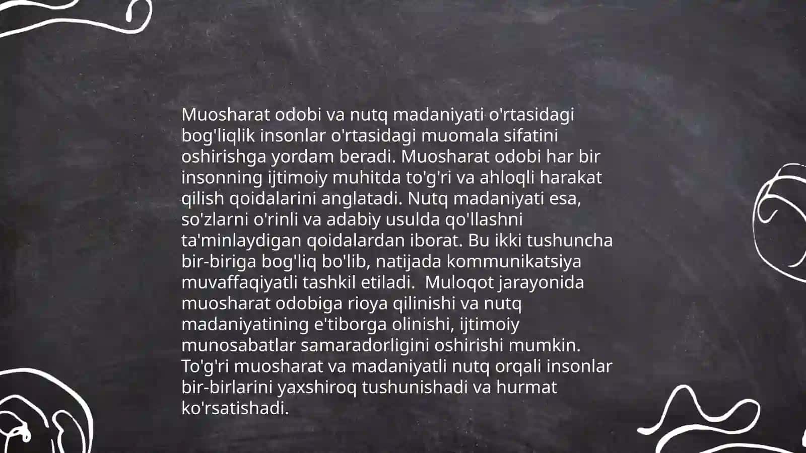 Sharqona tarbiya va muosharat odobining muloqatga tasiri. O'qituvchining nutq madaniyati va notiqlik san'ati 4