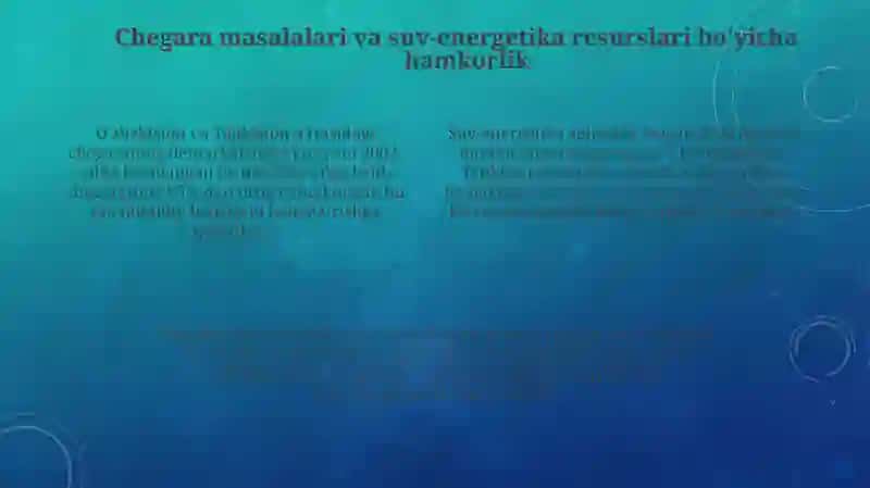 O'zbekiston va Tojikiston munosabatlari 4