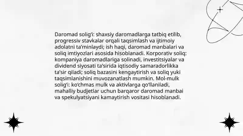 Bevosita va bilvosita soliqlar 4