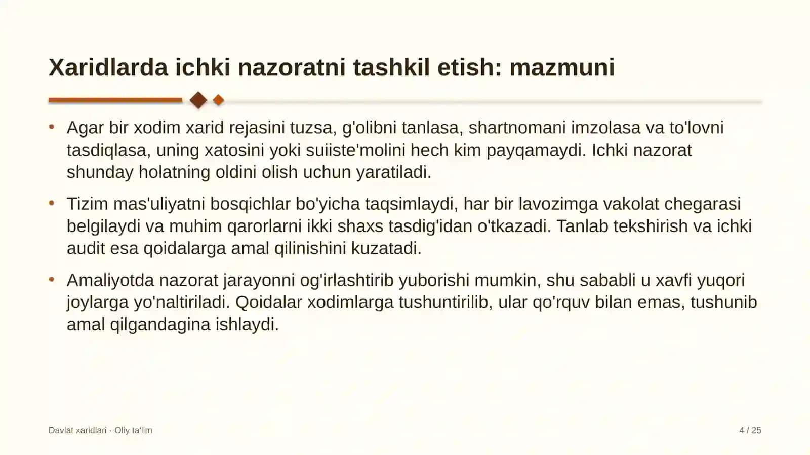 moda sanoatida xaridlarda ichki nazoratni tashkil etish 4453 4