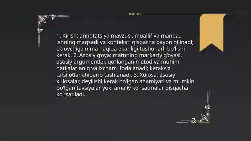 Annotatsiya yozish 4