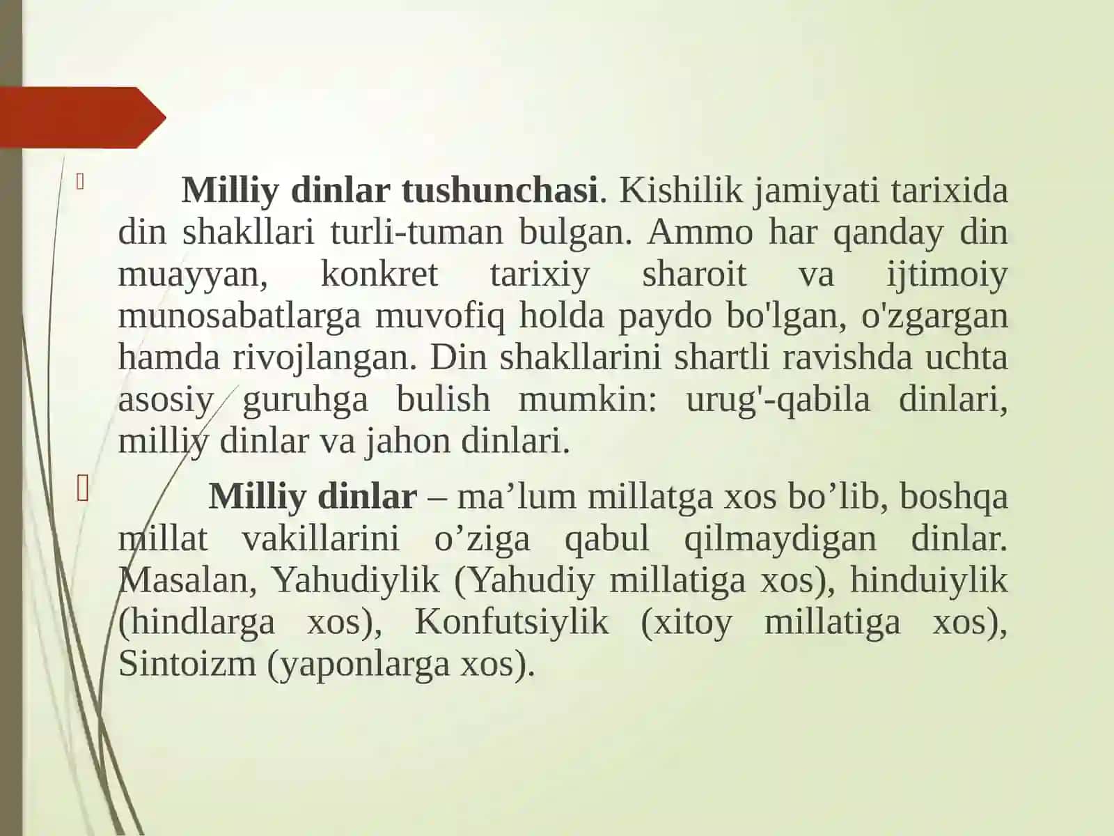 MILLIY DINLAR 4
