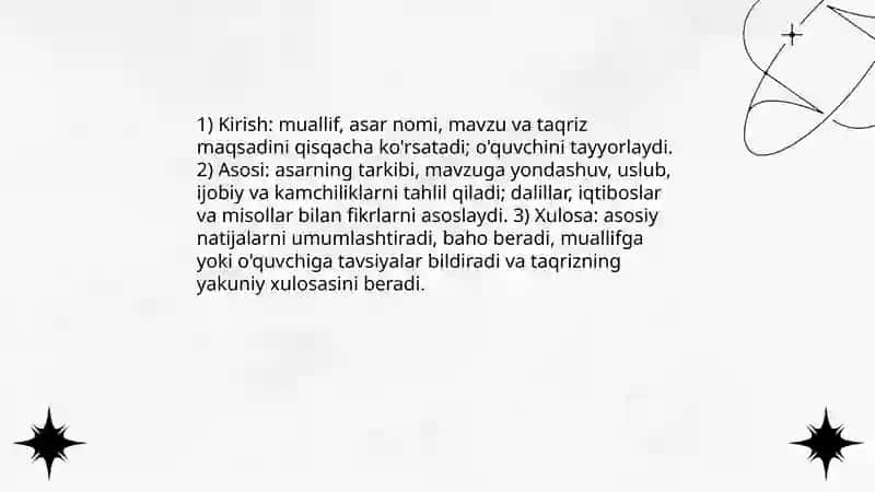 Taqriz matni 4