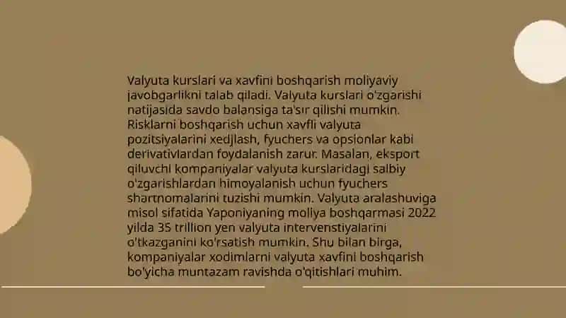 Xalqaro moliyaviy xizmatlar 4