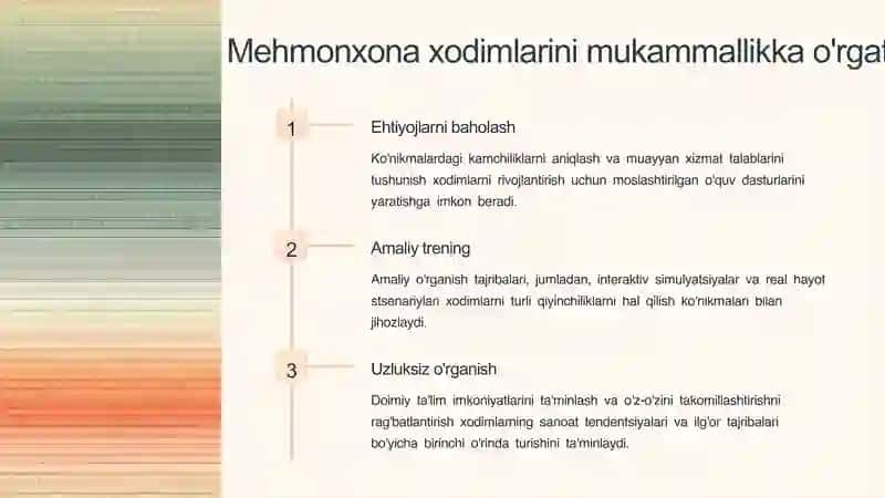 Mehmonxonalarda xavfsizlik xizmatlarini ko'rsatishda mehnat resurslarining roli 4