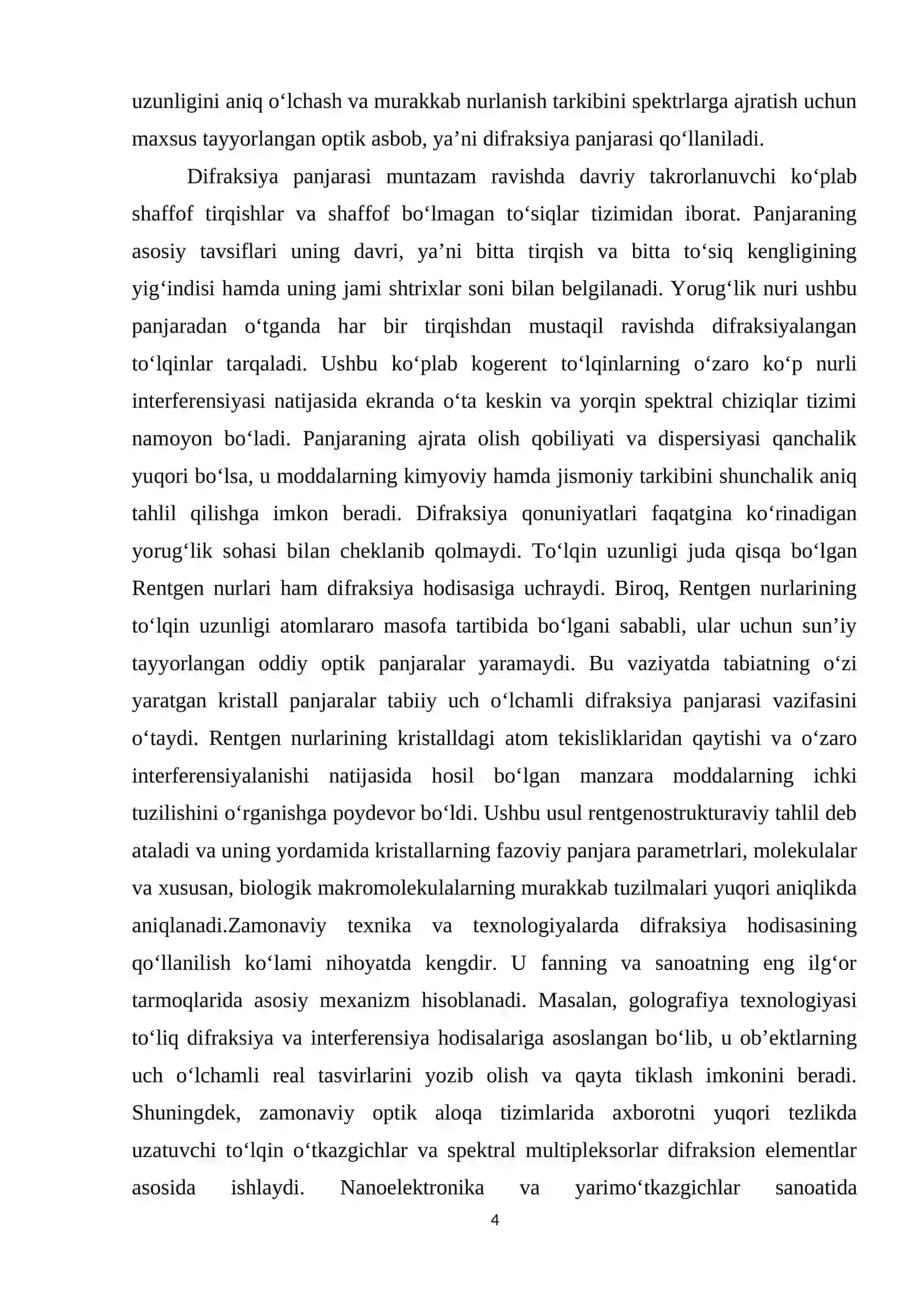 YORUG’LIK DIFRAKSIYASI 4