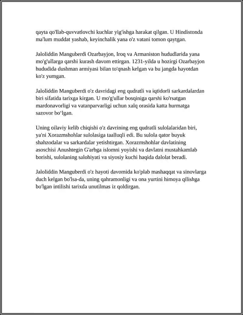 Jaloliddin Manguberdi 4