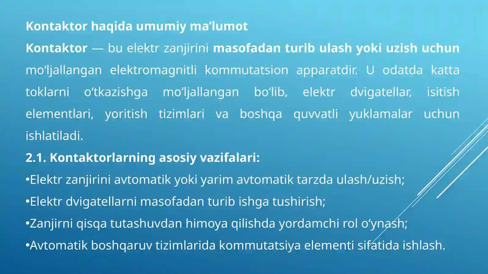 PUSKATELLAR VA KONTAKTORLAR 4