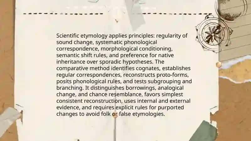 Etymology, scientific etymology, folk etymology and "false" etymology 4