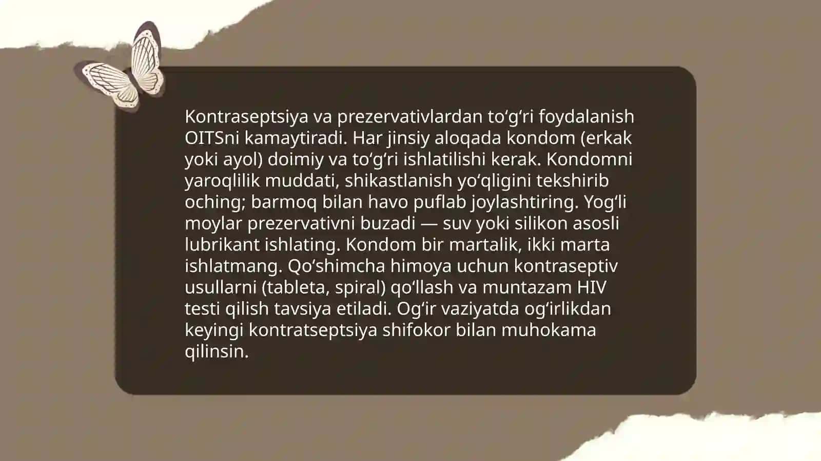 OITS oldini olish 4