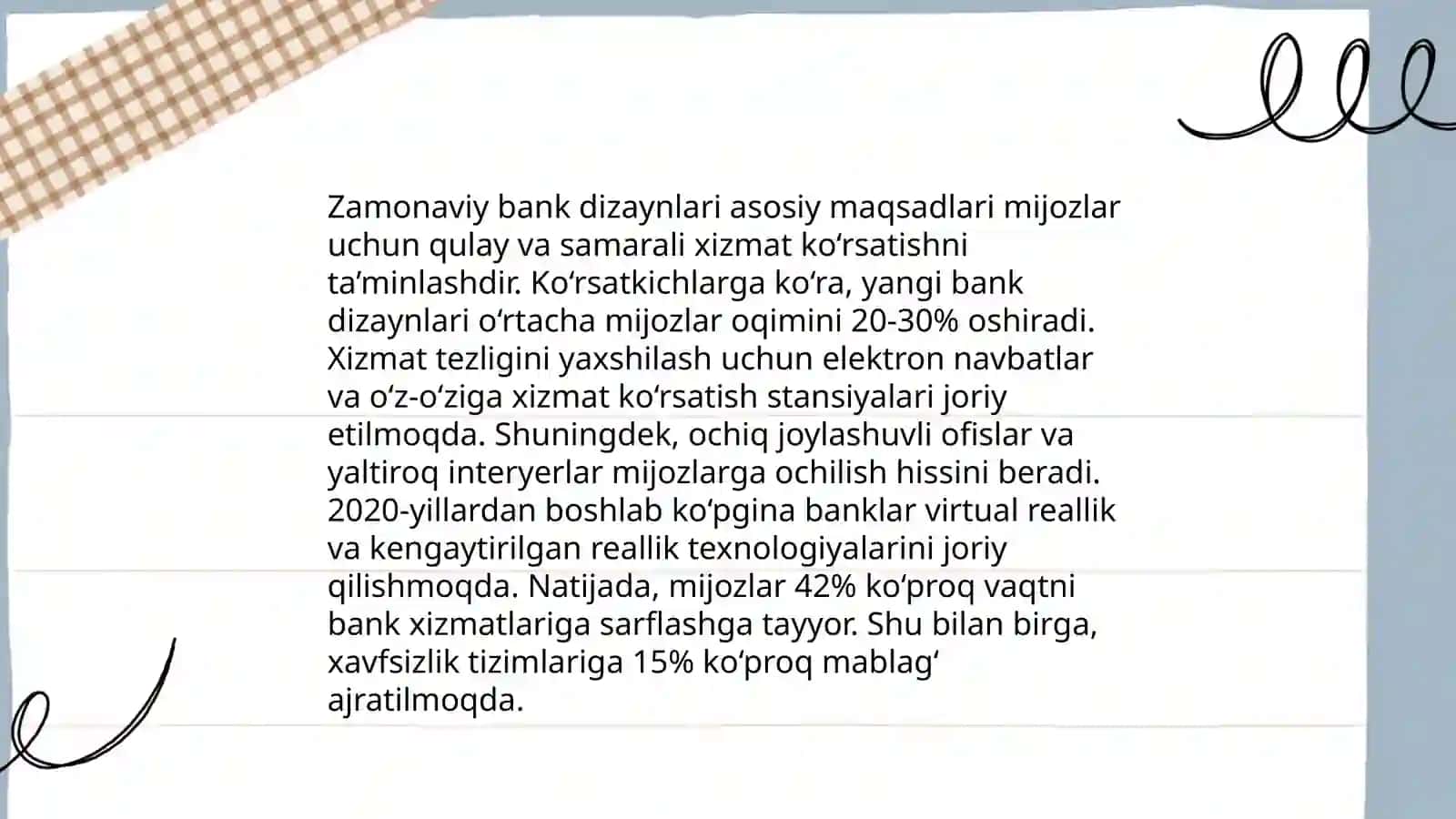 Bank binolarini loyihalash 4