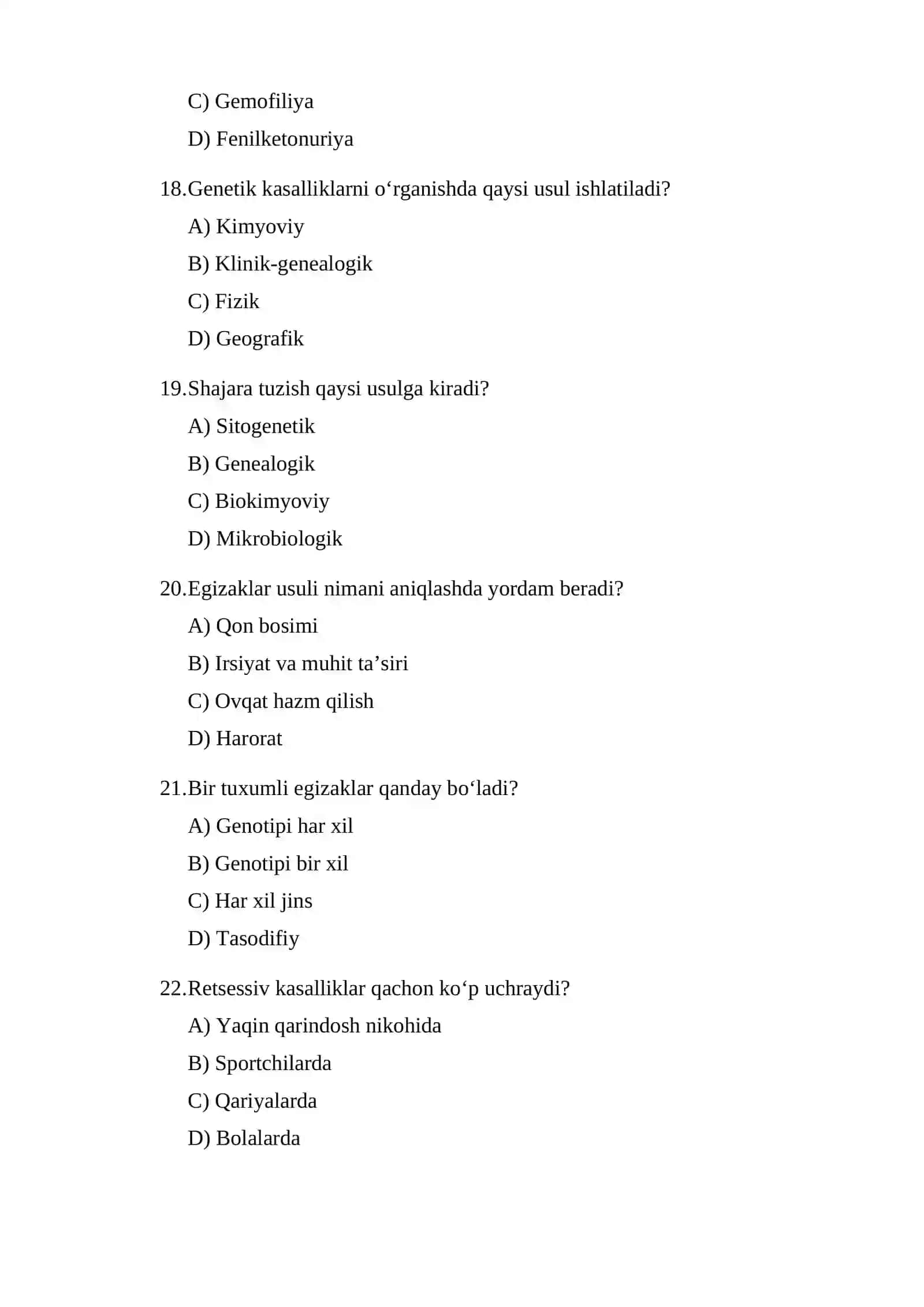 Xromosoma kasalliklari 4